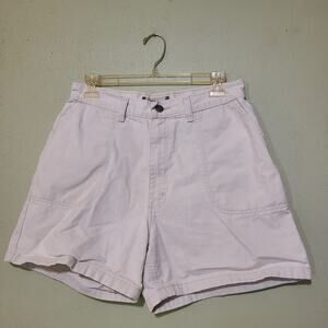 Vintage Wrangler for Women Flat Front Cargo‎ Shorts Long Rise Women's Size 8